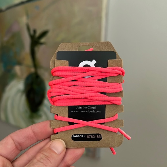 On Running Shoes New On Clouds Shoelaces Laces Unisex Hot Pink